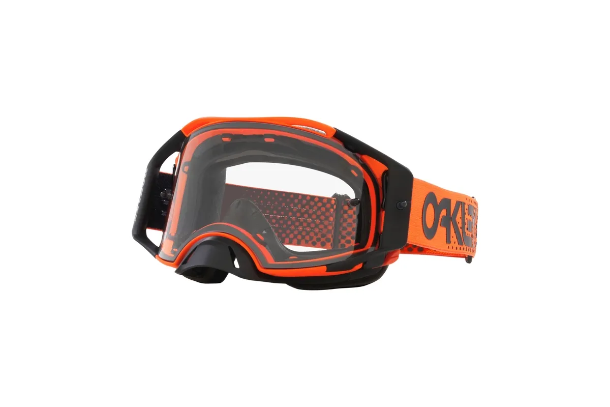 Masque OAKLEY Airbrake MX - Moto Orange B1B écran clair