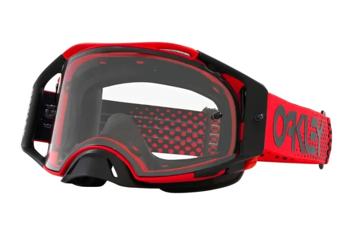 Masque OAKLEY Airbrake MX - Moto Red B1B écran clair