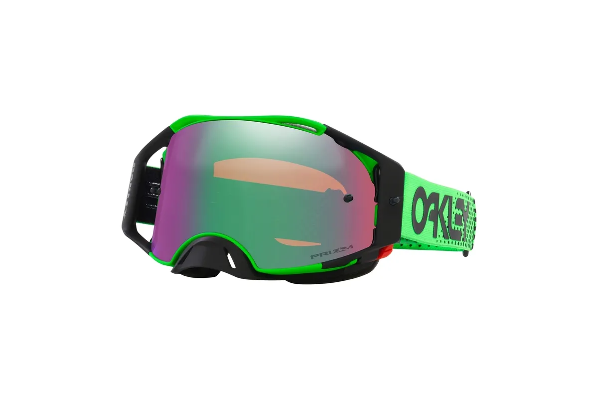 Masque OAKLEY Airbrake MX - Moto Green B1B écran Prizm MX Jade
