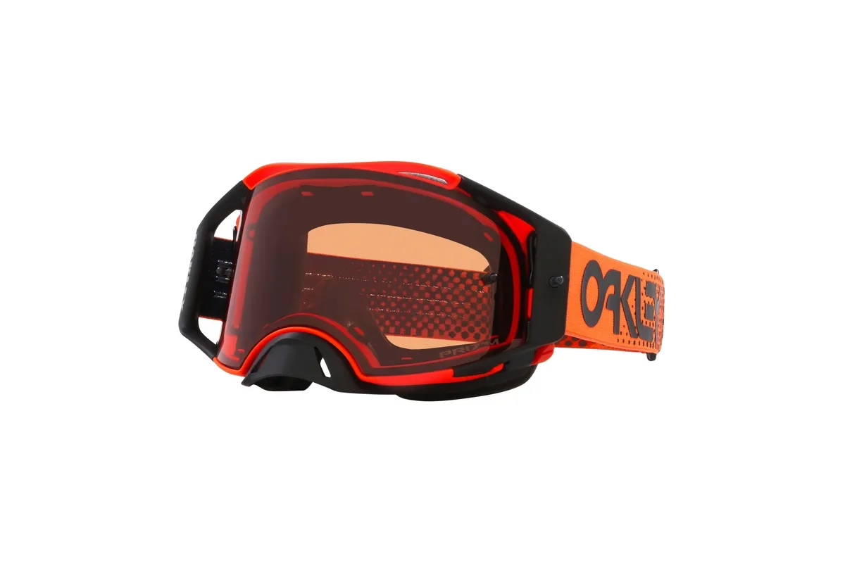 Masque OAKLEY Airbrake MX - Moto Orange B1B écran Prizm MX Bronze