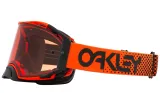 Masque OAKLEY Airbrake MX - Moto Orange B1B écran Prizm MX Bronze