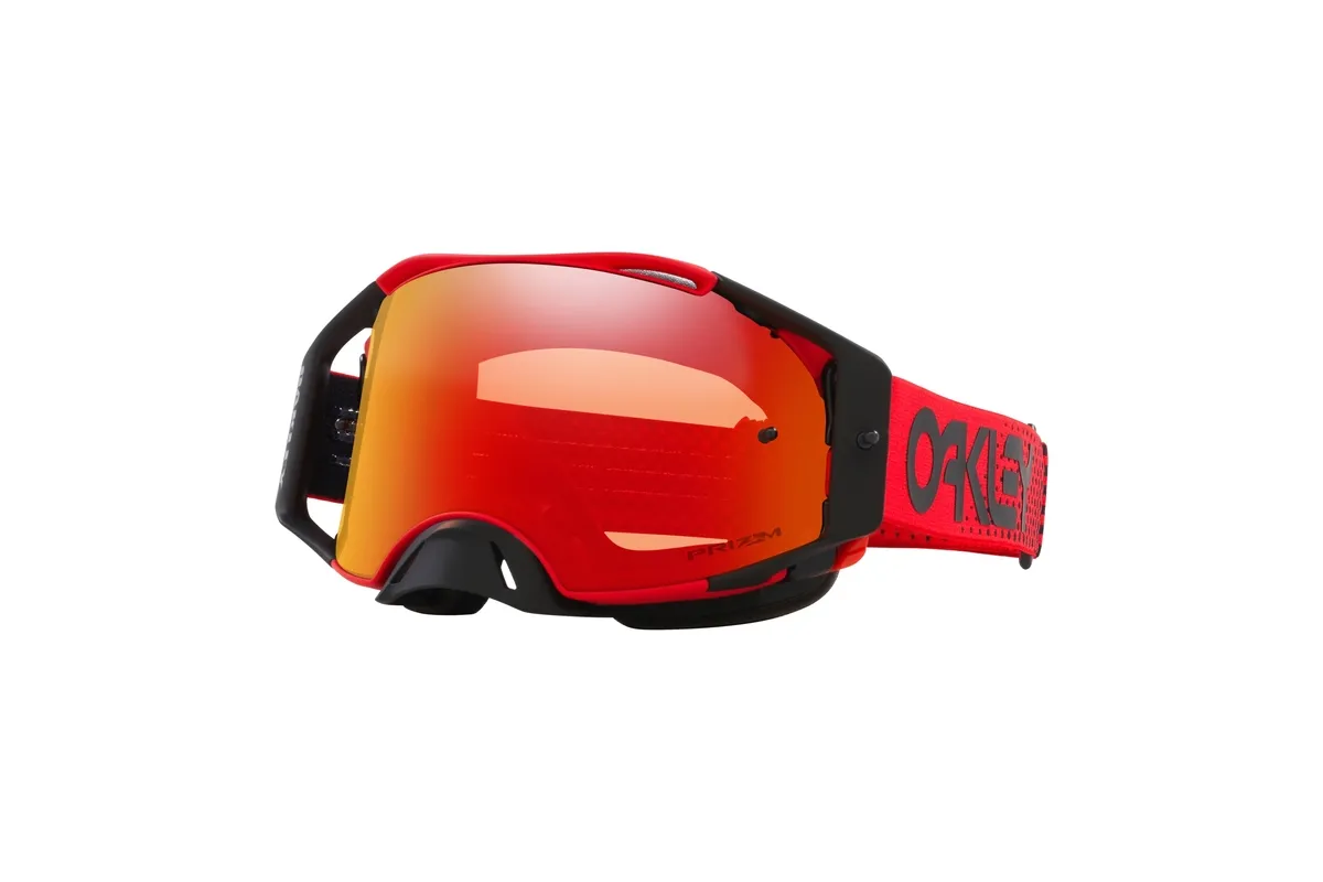 Masque OAKLEY Airbrake MX - Moto Red B1B écran Prizm MX Torch