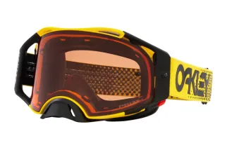 Masque OAKLEY Airbrake MX - Moto Yellow B1B écran Prizm MX Bronze