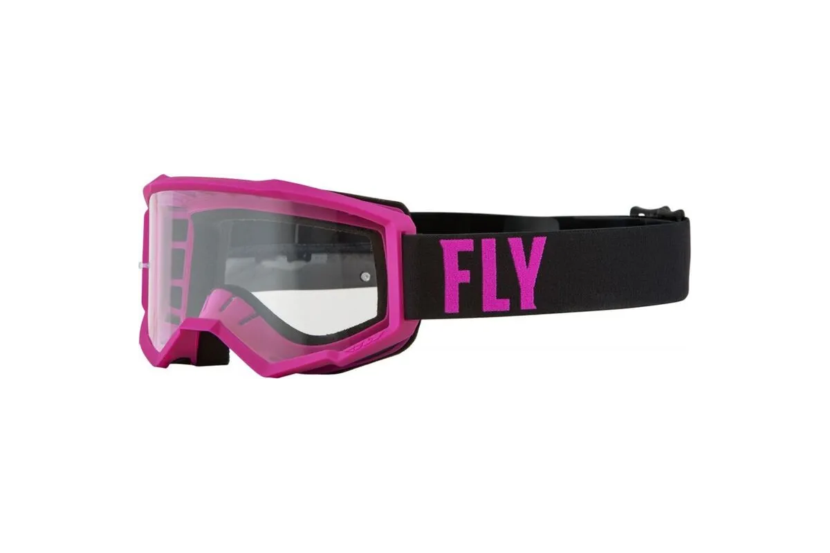 Masque FLY RACING Focus Rose/Noir