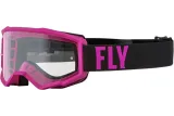 Masque FLY RACING Focus Rose/Noir