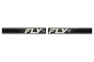 Masque FLY RACING Zone gris/noir - éclair rouge fumé