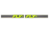 Masque FLY RACING Zone Dark Grey/Hi-Vis - écran Iridiscent Green