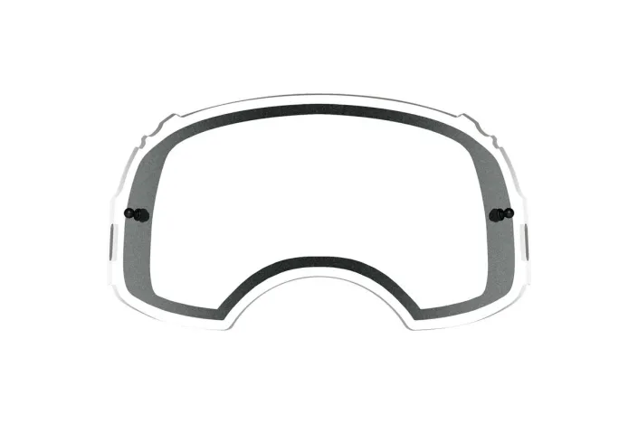 Écran double OAKLEY Airbrake Plutonite transparent