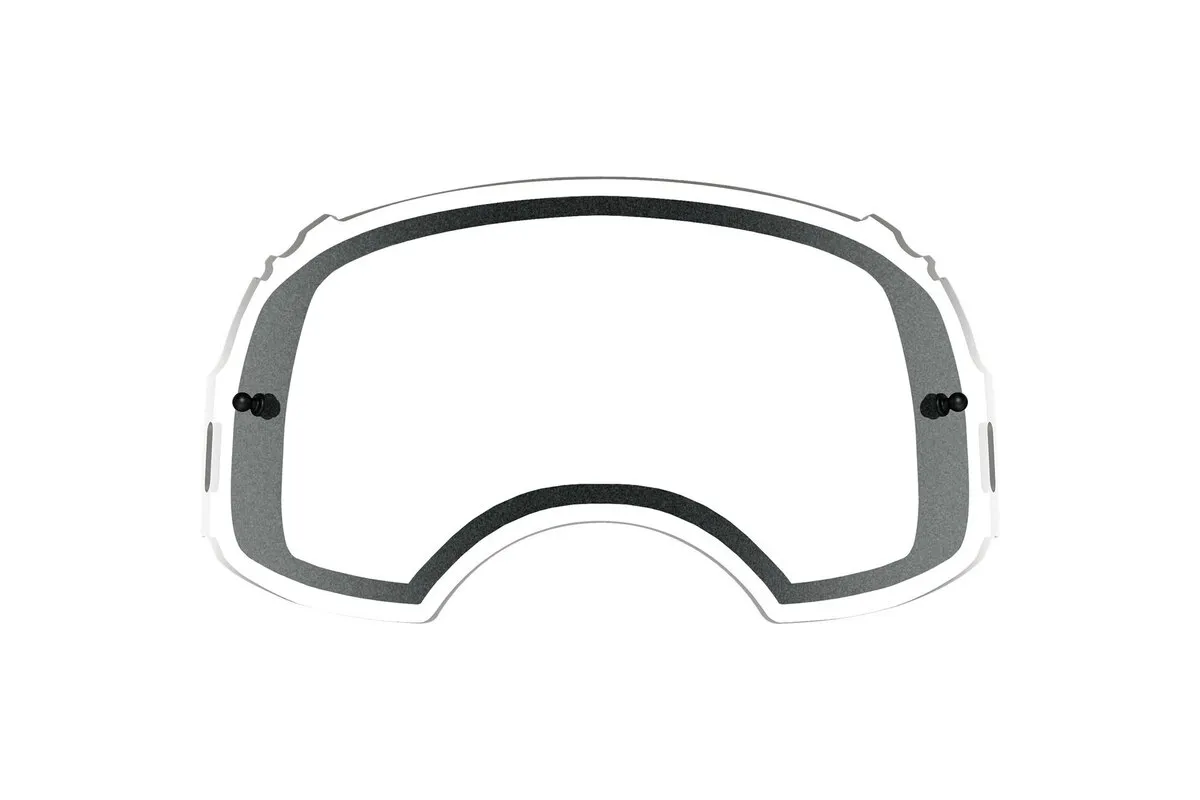 Écran double OAKLEY Airbrake Plutonite transparent