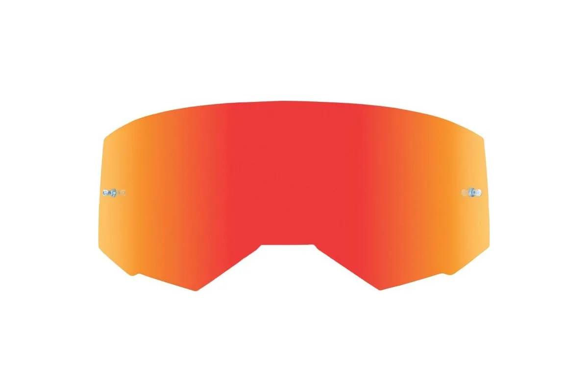 Écran FLY RACING avec fixation pour tear-off - rouge