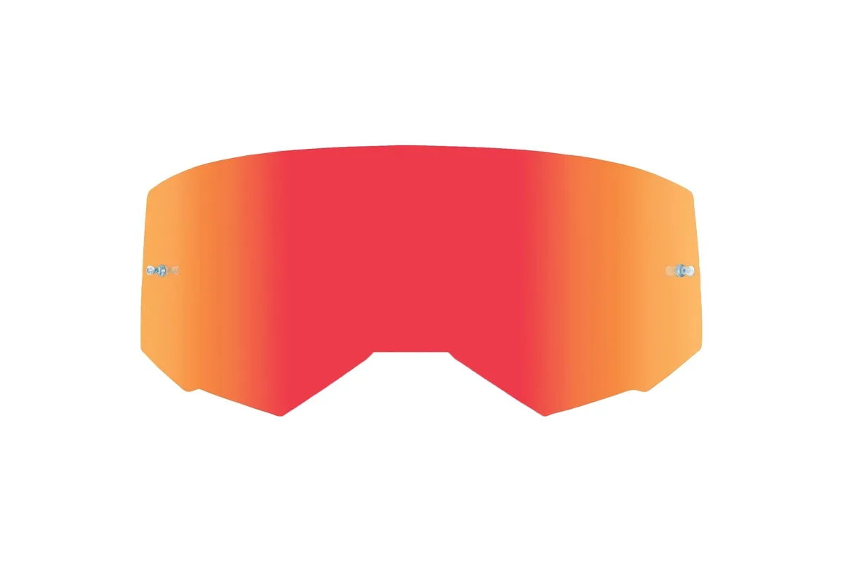 Écran FLY RACING avec fixation pour tear-off - rouge