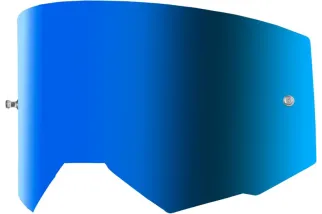 Écran FLY RACING avec fixation pour tear-off - écran Sky Blue fumé