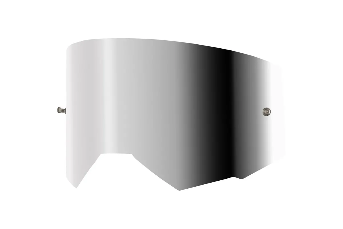 Écran FLY RACING avec fixation pour tear-off - écran argent fumé