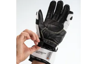 Gants RST TracTech Evo 4 cuir - blanc/noir