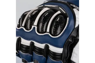 Gants RST TracTech Evo 4 cuir - bleu/blanc/noir