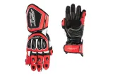 Gants RST TracTech Evo 4 cuir - rouge/blanc/noir