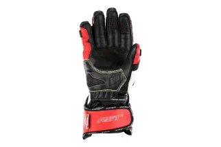 Gants RST TracTech Evo 4 cuir - rouge/blanc/noir