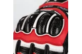 Gants RST TracTech Evo 4 cuir - rouge/blanc/noir
