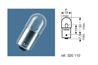 Ampoule OSRAM Original Line RY10W 12V 10W - x10