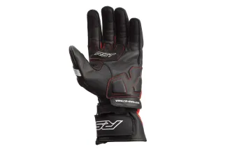 Gants RST Pilot CE cuir - noir/rouge/blanc