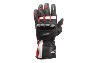 Gants RST Pilot CE cuir - noir/rouge/blanc