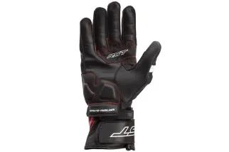 Gants RST Pilot CE cuir - noir/rouge/blanc