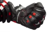 Gants RST Pilot CE cuir - noir/rouge/blanc