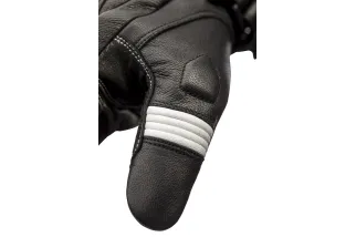 Gants RST Pilot CE cuir - noir/blanc