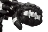 Gants RST Pilot CE cuir - noir/blanc