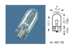 Ampoule OSRAM Original Line W5W 12V 5W - boîte de 10