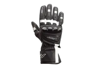 Gants RST Pilot CE cuir - noir/blanc