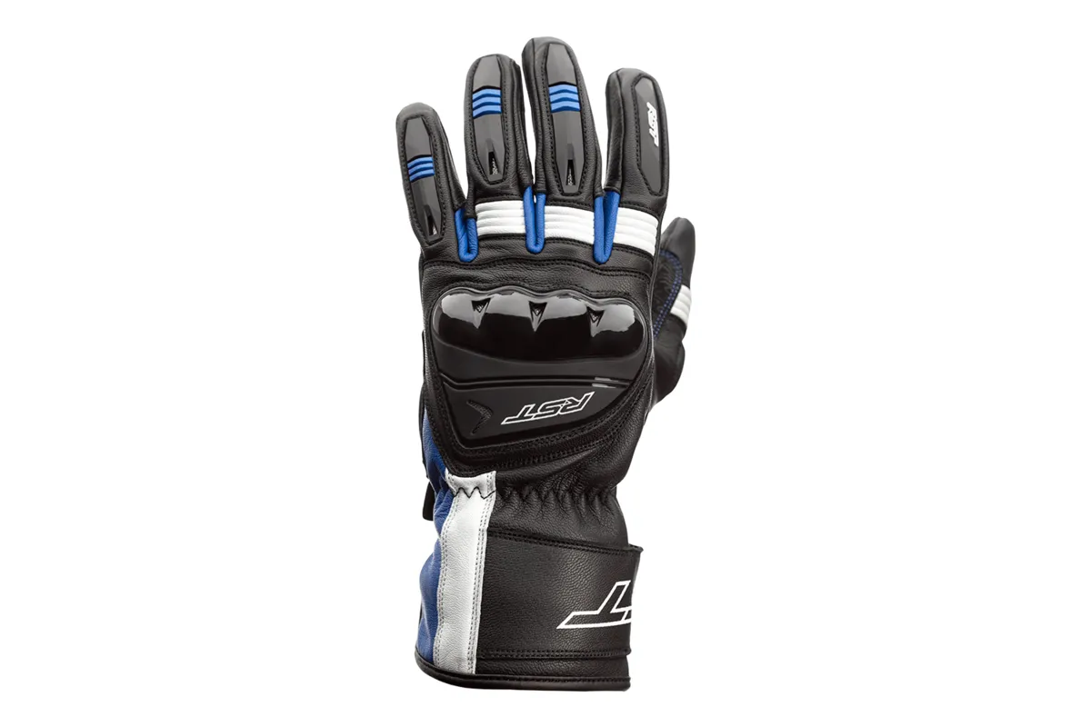 Gants RST Pilot CE - noir/bleu/blanc