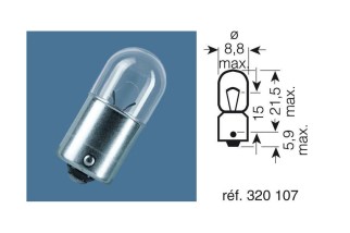 Ampoule OSRAM Original Line T4W 12V 4W - x10