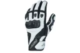 Gants RST Stunt 3 CE cuir/textile - blanc