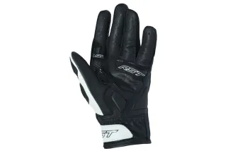 Gants RST Stunt 3 CE cuir/textile - blanc