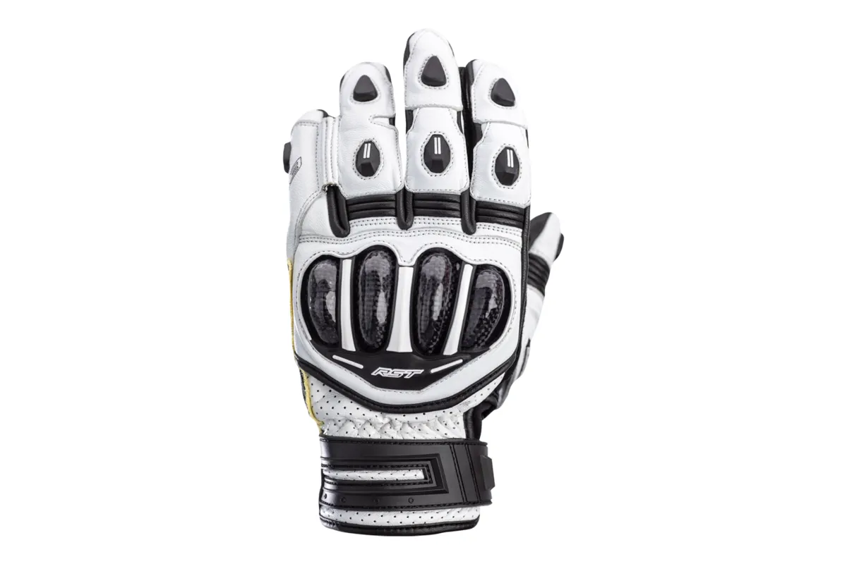 Gants RST TracTech Evo 4 Short - blanc/noir