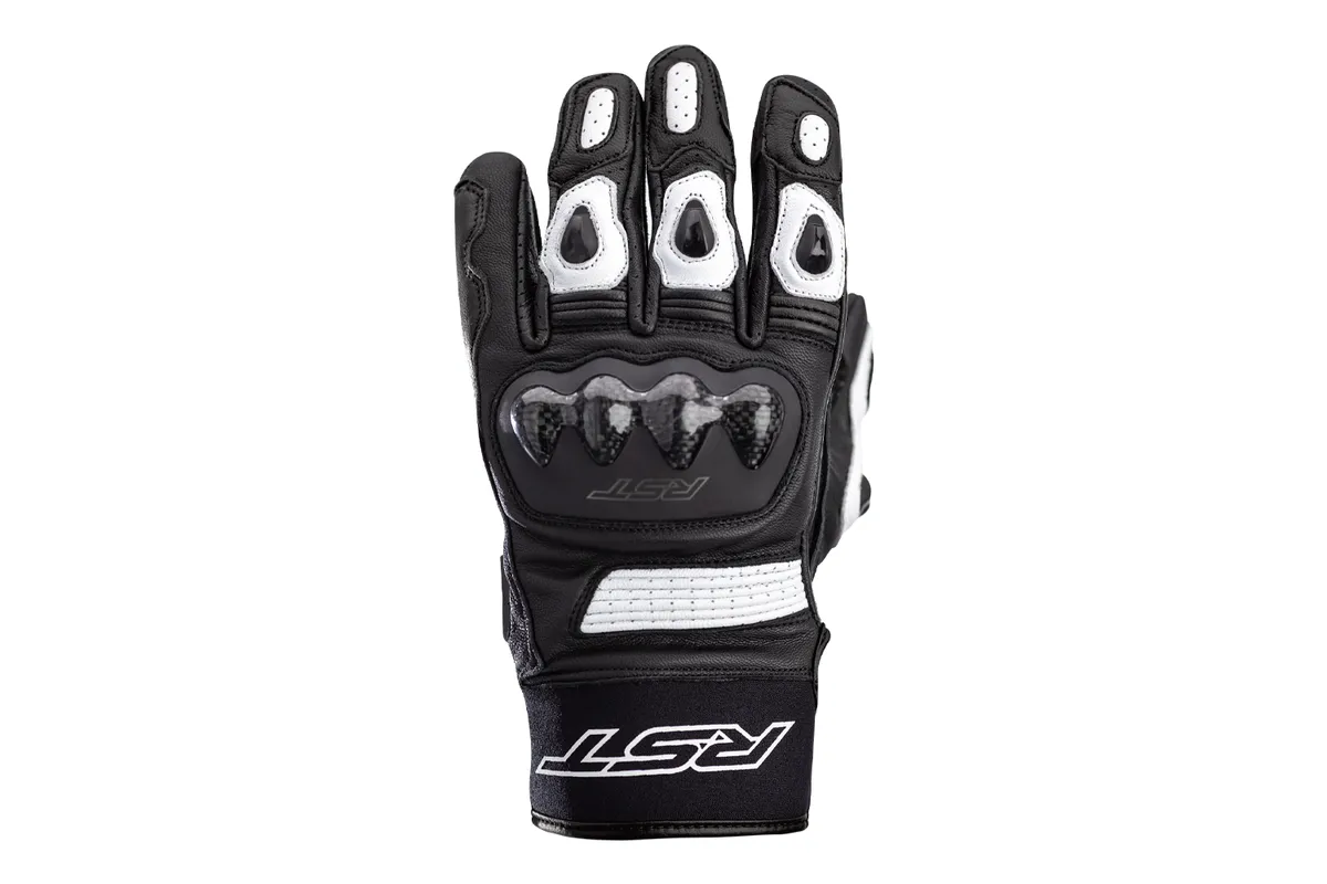 Gants RST Freestyle II cuir - blanc