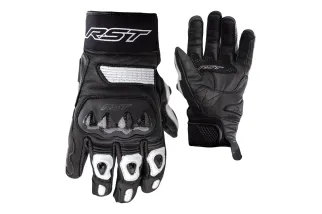Gants RST Freestyle II cuir - blanc