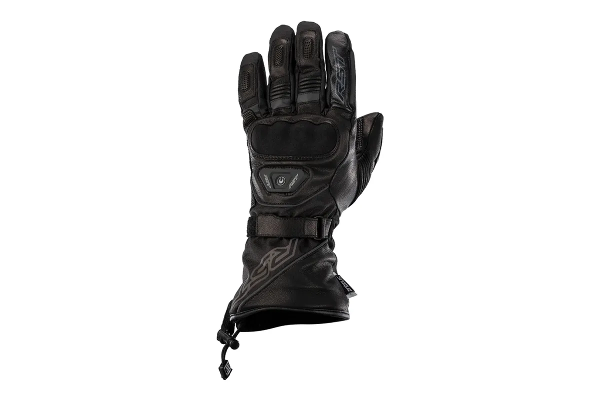 Gants chauffants RST Paragon 6 Heated Waterproof cuir/textile - noir