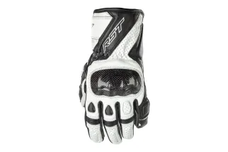 Gants RST Ladies Stunt 3 CE femme cuir/textile - blanc