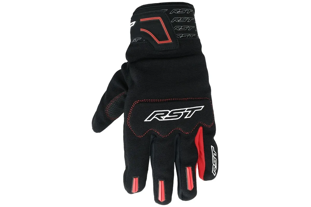 Gants RST Rider CE textile - rouge