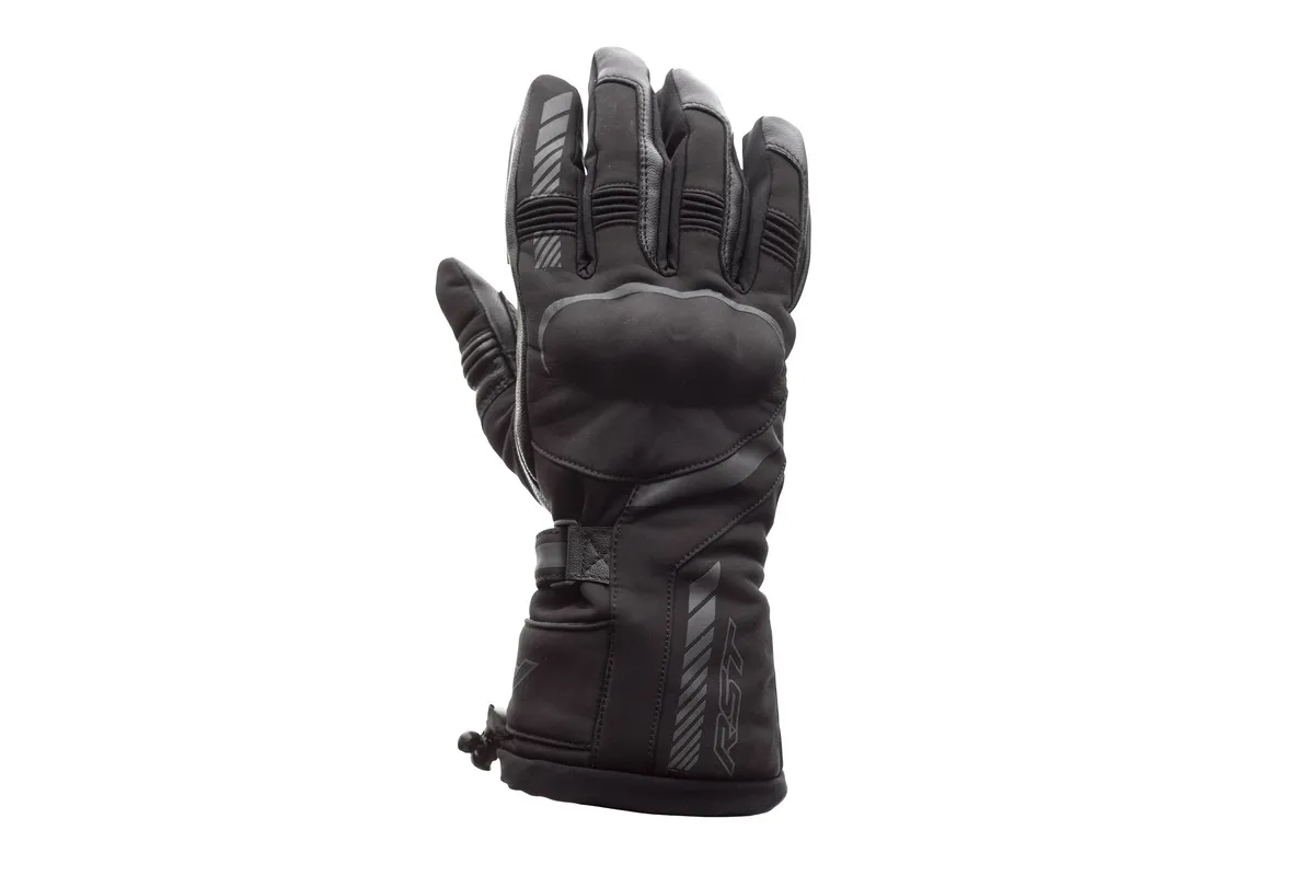 Gants RST Atlas Waterproof CE textile - noir
