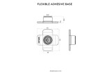 Base flexible adhésive QUAD LOCK 360