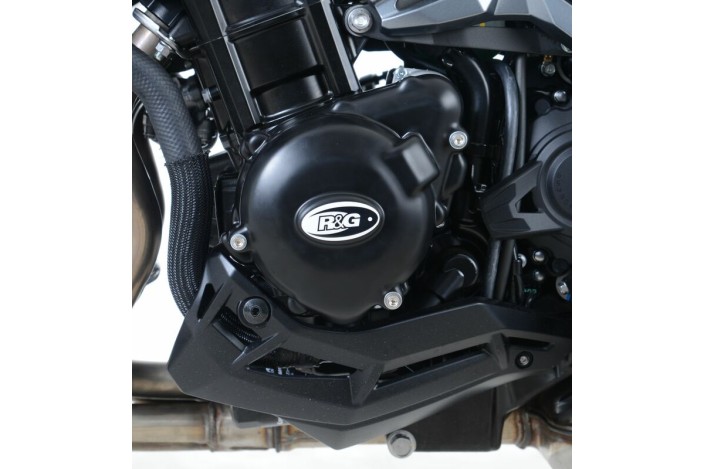 Couvre-carter gauche R&G RACING noir Kawasaki Z900