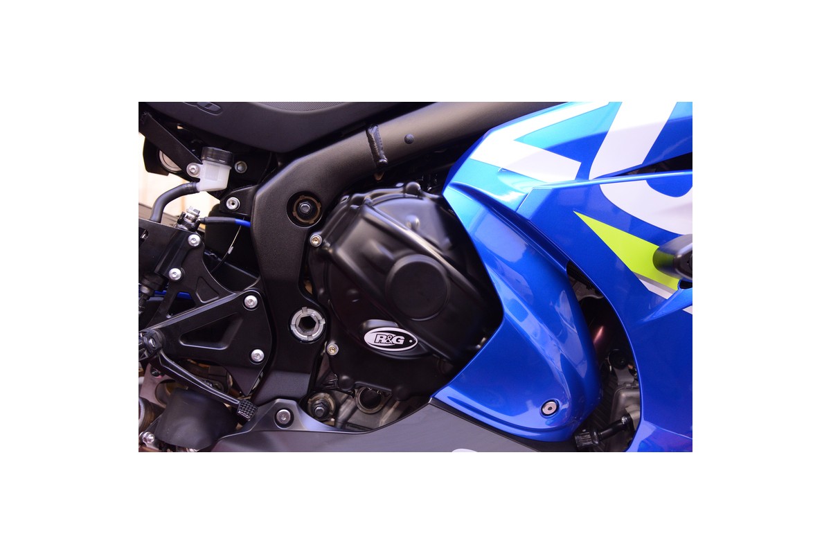 Couvre-carter droit (embrayage) R&G RACING noir Suzuki GSX-R1000