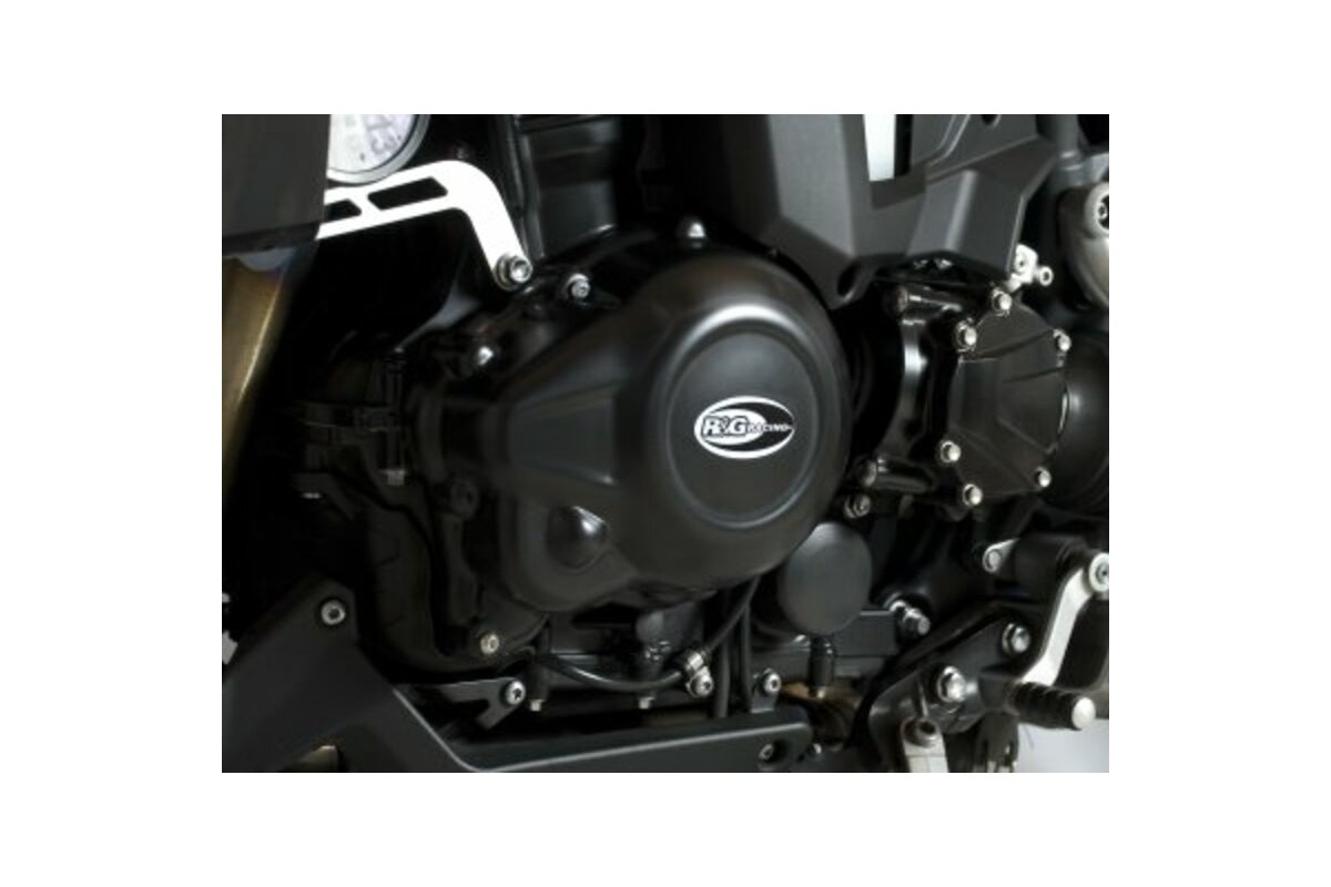 Couvre-carter gauche R&G RACING noir Triumph Tiger 1200 Explorer