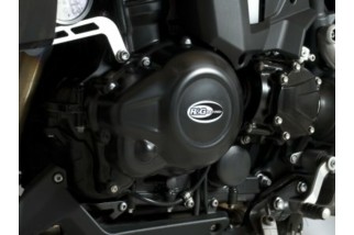 Couvre-carter gauche R&G RACING noir Triumph Tiger 1200 Explorer
