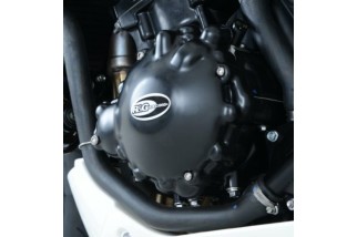 Couvre-carter gauche R&G RACING noir Triumph Speed Triple
