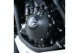 Couvre-carter gauche R&G RACING noir Triumph Speed Triple