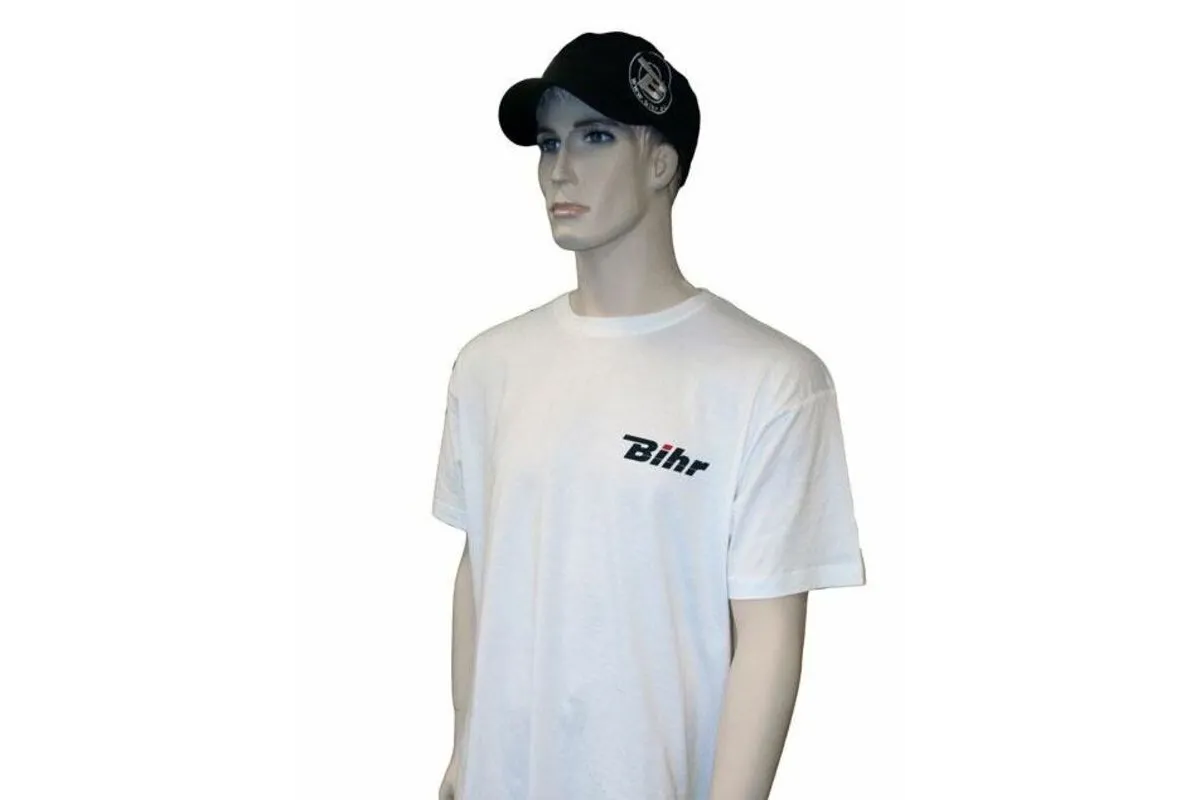 T-shirt BIHR Blanc 150g coton - taille L